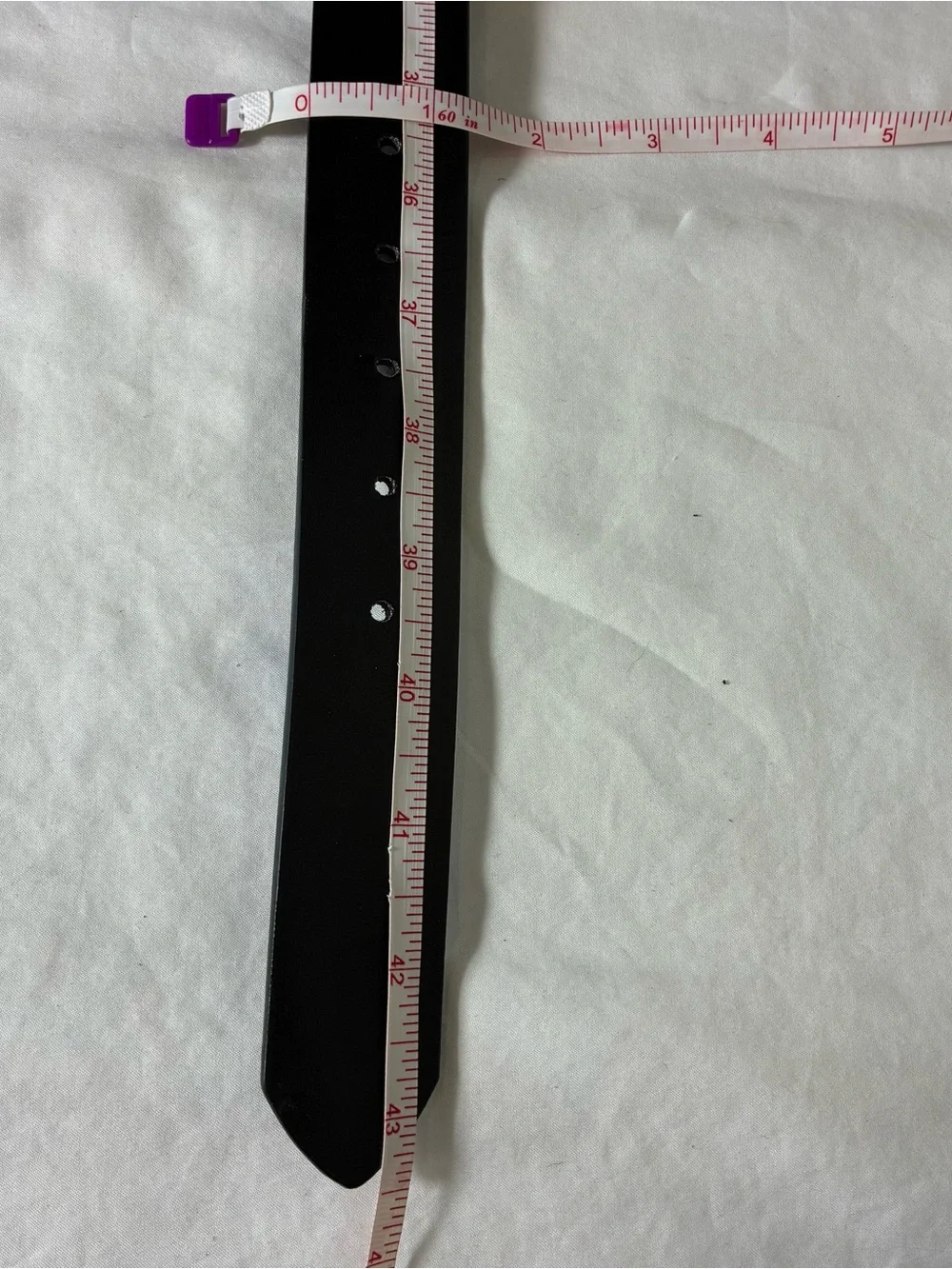Beverly Hills polo club belt Sz 38 black bonded leather casual work